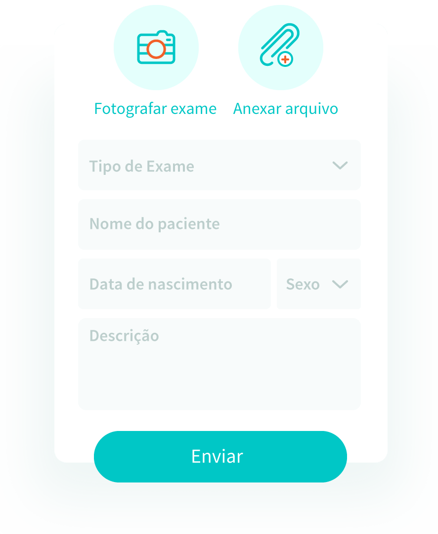 Realize o envio do laudo médico online.