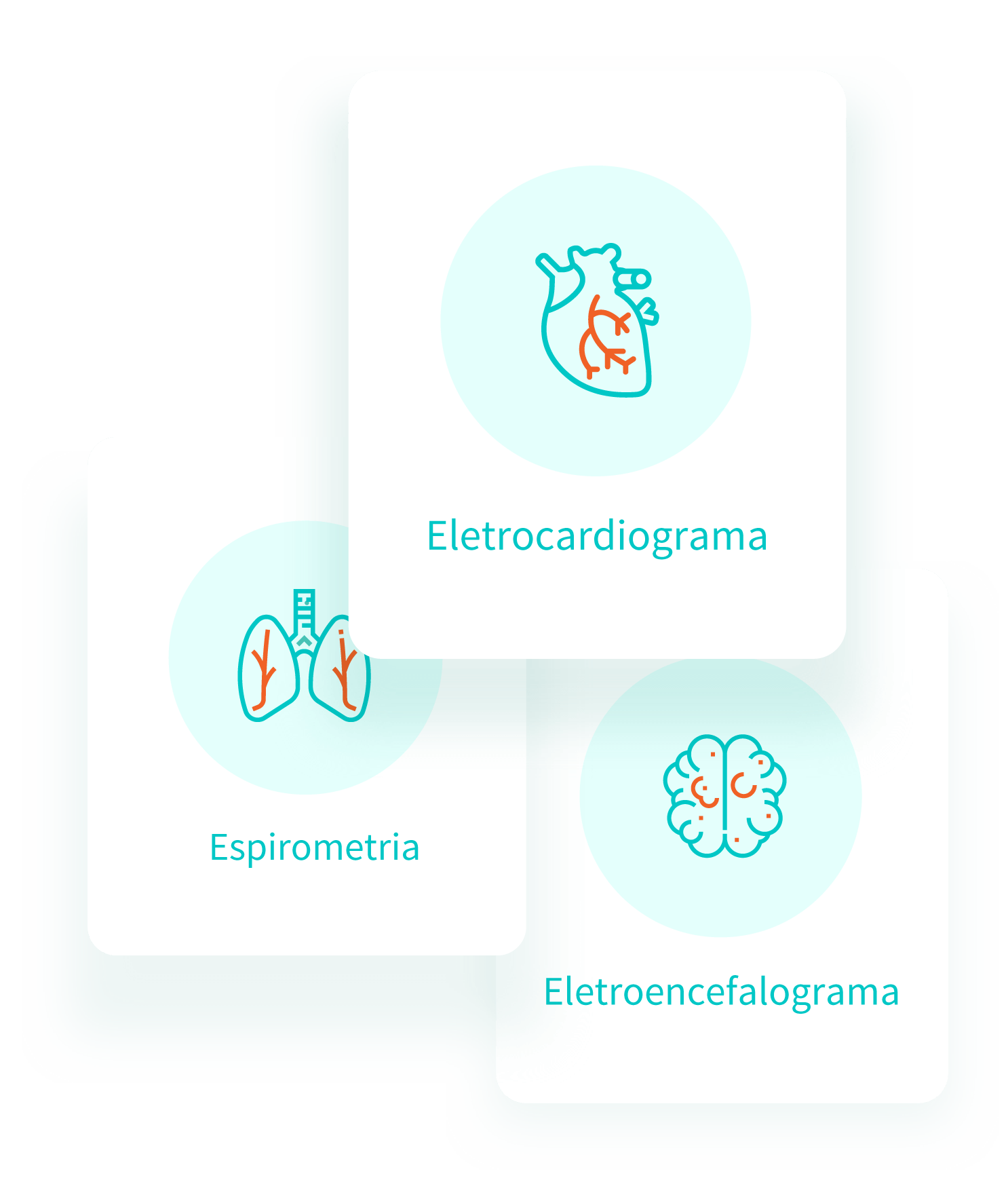 Realizamos laudos como Eletrocardiograma (EEG), Espirometria e Eletroencefalograma (EEG). São mais de 15 exames.